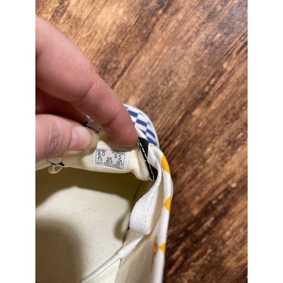 Vans Palm Tree/ Checkered Man’s Sidewall Sneaker size 8.0 - Picture 3 of 5